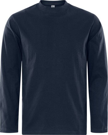 Fristads Herr Acode heavy långärmad T-shirt 1914 HSJ, Mörk marinblå