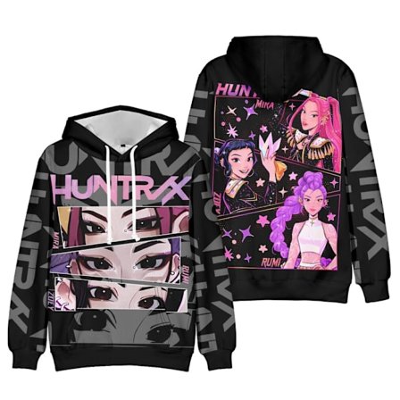KPop Demon Hunters Huppari 3D-printti Pullover Huppari Miehille Naisille