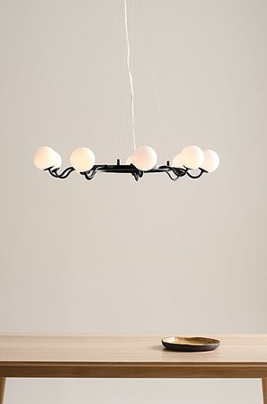 Jotex - Loftlampe Sort - CURVY - Køb Loftlamper hos Jotex