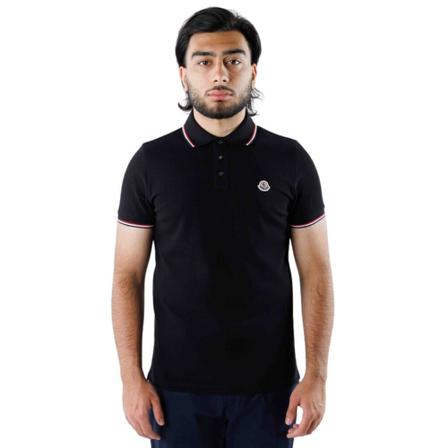 Moncler - Pikétröjor - Svart - Herr - Storlek: S, Herr, Storlek: S