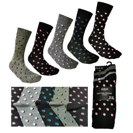 Par Herre Strømper Størrelse 43-46 flerfarvet