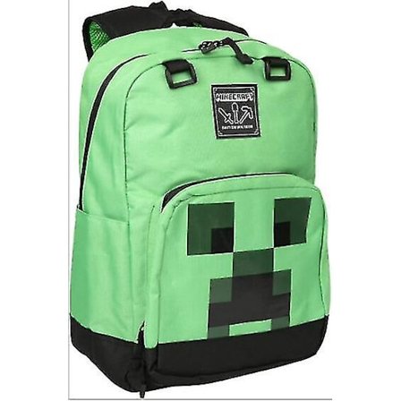 Minecraft Runt Omkring Skolväska Ryggsäck 17 Tum