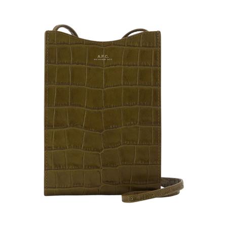 A.p.c., Cross Body Bags Groen, Dames, Maat:ONE Size