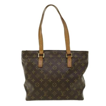 Louis Vuitton Vintage Pre-owned Cabas Piano Monogram Tote Tas , Bruin , Dames , Maat: ONE Size Vintage Tassen