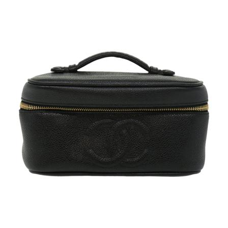 Chanel Vintage Clutches Sort, Dame Vintage Tasker, Størrelse: ONE Size