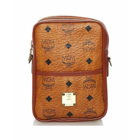MCM Pre-owned, Cross Body Bags Bruin, Dames, Maat:ONE Size