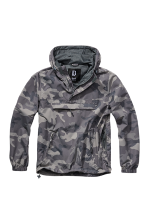 Brandit Summer Windbreaker Jacka Grå/Kamouflage M