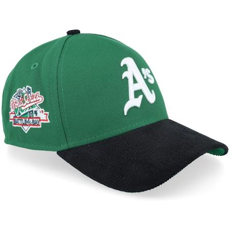 New Era - MLB Groen adjustable Cap - Hatstore Exclusive x Oakland Athletics 9FORTY World Series 89 Evergreen A-Frame Adjustable @ Hatstore