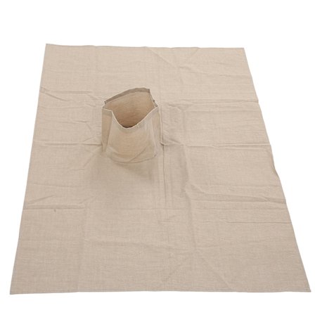 Massasjebenk-laken for skjønnhetssalong, bomull, massasjebenk-trekk med ansiktshull (70 x 100 cm) Khaki