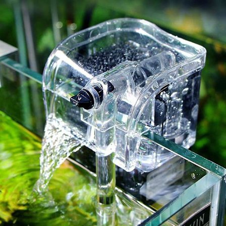 Filterpumpe 3-i-1 Oksygenforsyning Luftrenser Akvarium Vannsirkulasjonsenhet for Akvarium