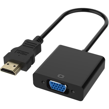HDMI till VGA 1080P Guldpläterad Hane till Hona HDMI VGA-omvandlare A