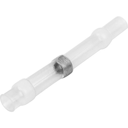 Varmekrympbare loddemuffer elektriske ledningsklemmer, ukrimpet kontakter, hvit (1,5 mm)