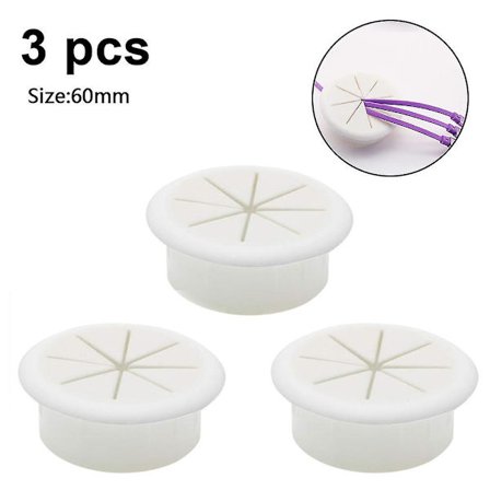 3 kpl pöytäjohdon läpivientiä johtoreiän kansi toimistoon PC-pöydän johdon kansi