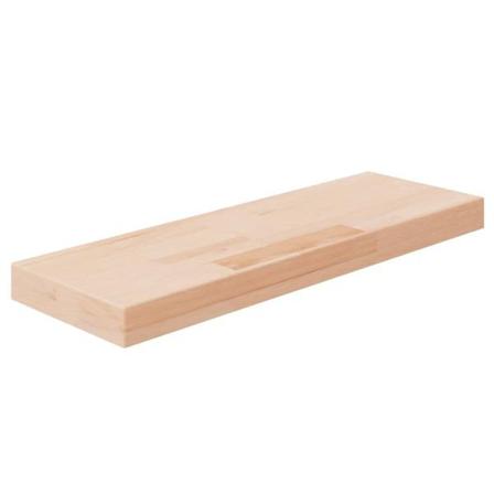 Vidaxl Hyllplan 60x20x4 Cm Obehandlad Massiv Ek Brun