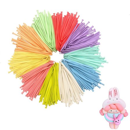 Ballonger - Fargede ballonger - 100 stk - Modellballonger - Halloween - Jul - Festdekorasjon