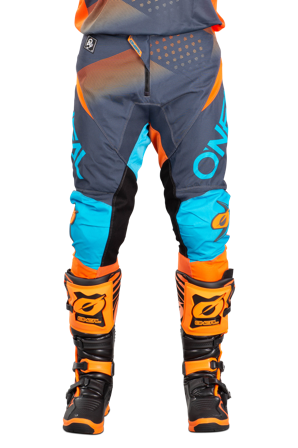 Pantaloni Cross O'Neal Element Factor Grigio-Arancio-Blu 30