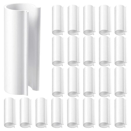 32-pack Snap Clamp för PVC-rör Växthus, Radskydd, Poolskyddsklämmor, Skydd, Fågelskydd (för 1/2 tums PVC-rör)_OF