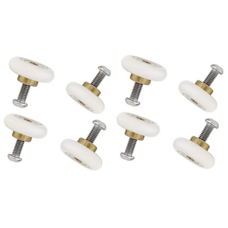 Suihkukaapin pyörät, 8 kpl, halkaisija 20 mm (20 mm - 8 kpl)