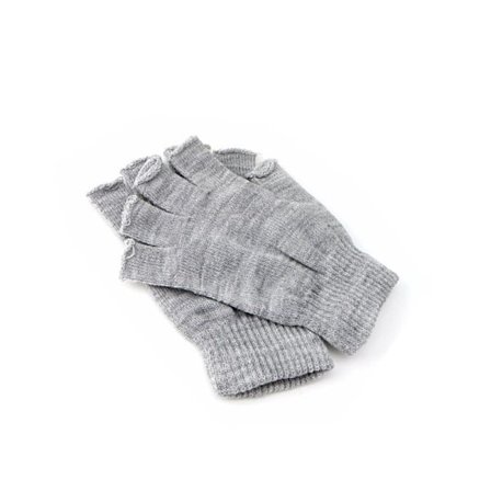 Handskar utan fingertoppar, korta & fingerlösa - Ljusgrå Ljusgrå