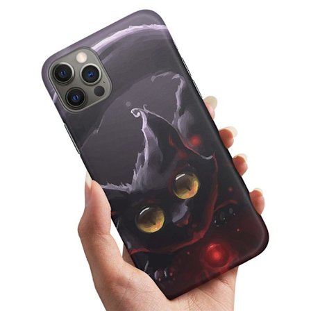 iPhone 14 Plus - Deksel/Mobildeksel Svart Katt