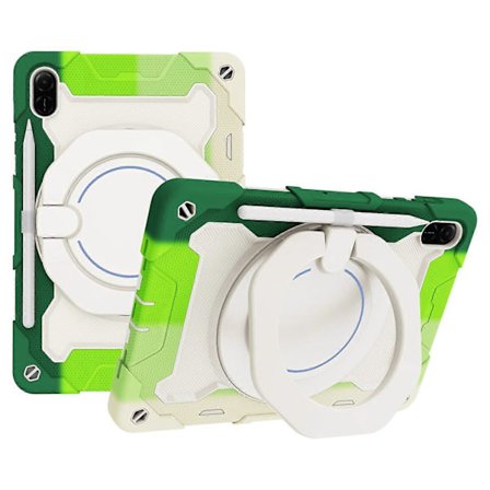 Cover til Honor Pad X9/Pad X8a med Støttefod PC+Silikone Stødsikkert Robust Tablet Cover