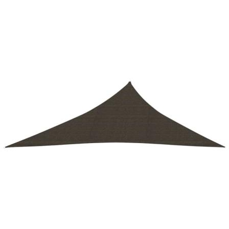 Vidaxl Solsegel 160 G/m² Brun 4x5x6,8 M Hdpe Brun