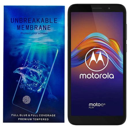 Motorola Moto E6 Play Skärmskydd Fullskärm Oförstörbar Membran Transparent