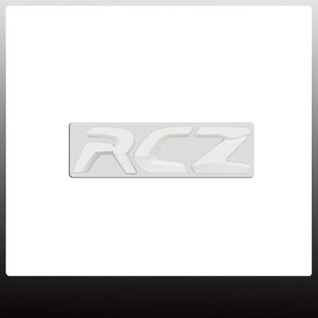 1 stk. For Peugeot RCZ bokstavklistremerke bilmerke logo 3D metall bagasjerom emblem dekorasjon tilbehør dekorativ styling