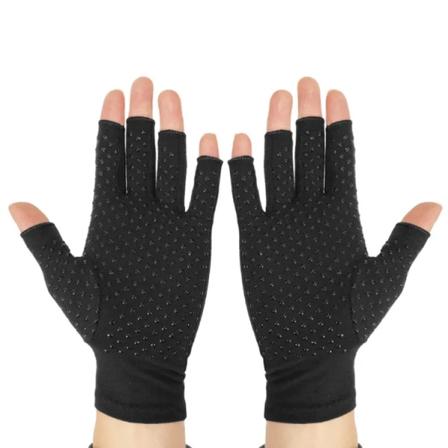 Nya kompressionsartrithandskar Handledsstöd Ledsmärta Handskena Kvinnor Män Terapi Armband Kompressionshandskar 2023 Black S