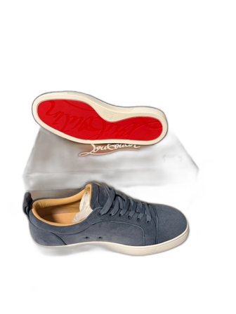Blå Christian Louboutin sneakers