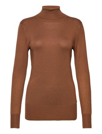 Astrid Roll Neck Kilpikonnakaulus Poolopaita Ruskea Kaffe