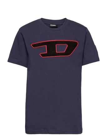 Tjustdivision-D T-Shirt T-shirts Short-sleeved Blå Diesel
