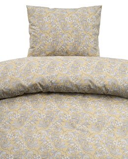 Pussilakana setti Blackberry painetulla kuviolla 2-osaa Keltainen