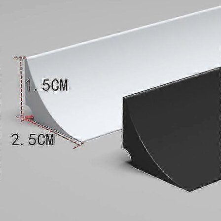 3M Silikon Vattenstopp - 200cm Vit Köks- & Badrums Flood Barrier