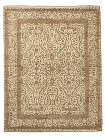 Sarough American Matta Orientalisk Brun/Orange (Ull, Indien)