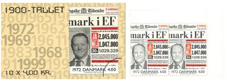 Danmark 2000 - AFA S110 - Postfrisk frimærkehæfte