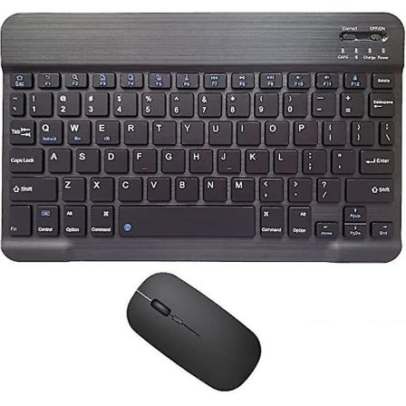10 tums trådlöst Bluetooth-tangentbord och mus kompatibelt med Ipad Air Pro
