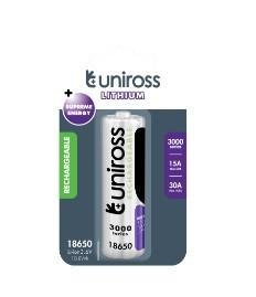 UNIROSS Lithium 18650 3000 BT - BL1