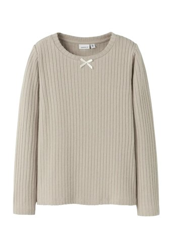 Nkfolene Ls Top Beige Name It