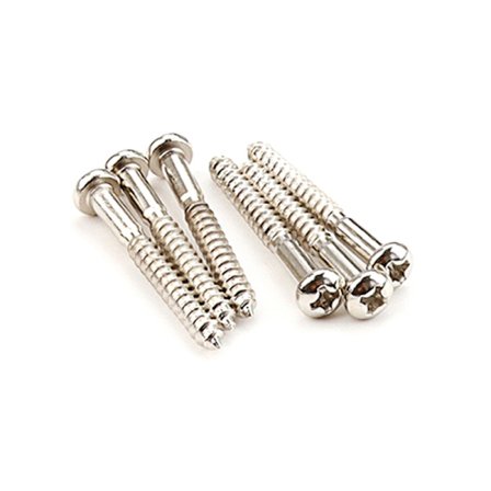 6 stk guitar tilbehør skruer bro hale skruer Guitar bas låse monterings skruer