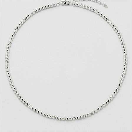 Twisted Halsband - Sterling Silver - Safira