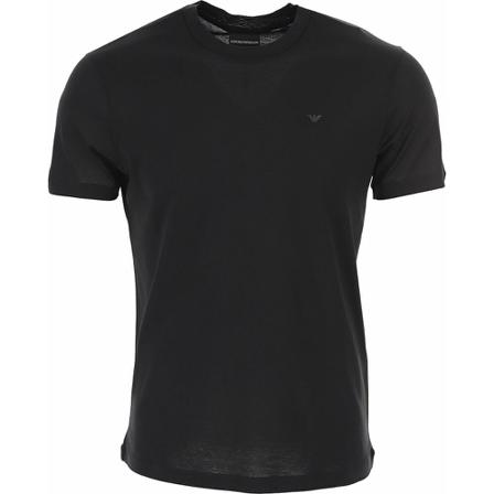 Emporio Armani, T-Shirts Zwart, Heren, Maat:S