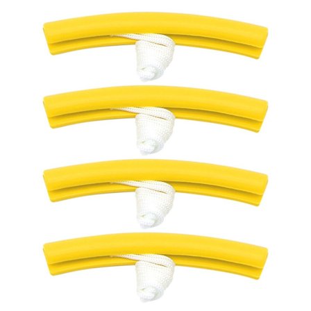 Mordely 4st Däckfälgskydd Hjulkant Montering GUL