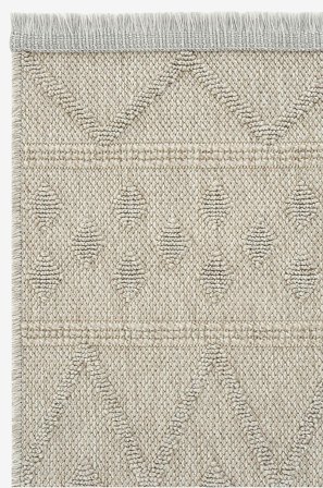 Hanah Home - Matta-Harvey - Grå - Slätvävda mattor - 160X200 - Från Homeroom