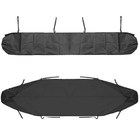 Overtræk til udendørs markise, vandtæt, støvtæt, snebeskyttelse (3,5 m/11,48 fod, sort) Kompatibel med forskellige mærker[JUN] Sort 3,5 m