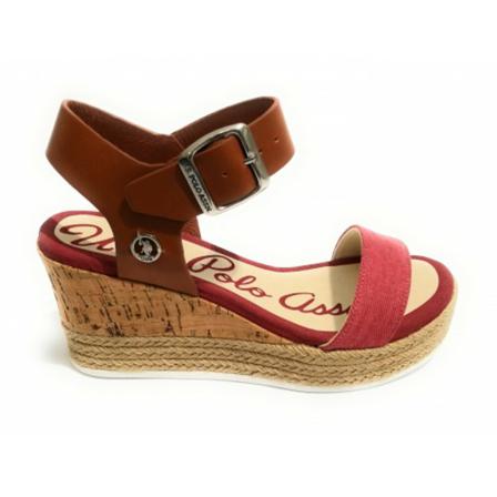 U.s. Polo Assn. Wedges , Rood , Heren , Maat: 40 EU