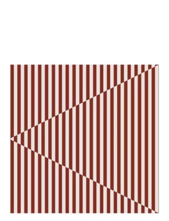 Napkin Broken Lines Home Textiles Kitchen Textiles Napkins Paper Napkins Röd Cooee Design