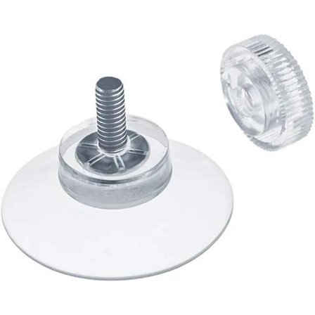 [CA] 8 sugekopper Ø 30 mm med M4x10 mm gjenge med riflet mutter