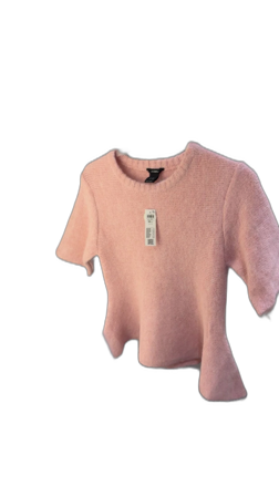 Ljusrosa stickad topp från Lindex