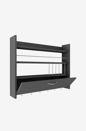 Homitis - Kökshylla Knott - Vit - Grå - Köksförvaring - Från Homeroom